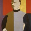 Louis Van Lint, Portrait d'Albert Niels, 1955, huile sur toile, 100 x 80 cm, collection Niels, Bruxelles